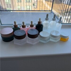 Glass Dropper Bottle & Jar Bundle – DIY Refill